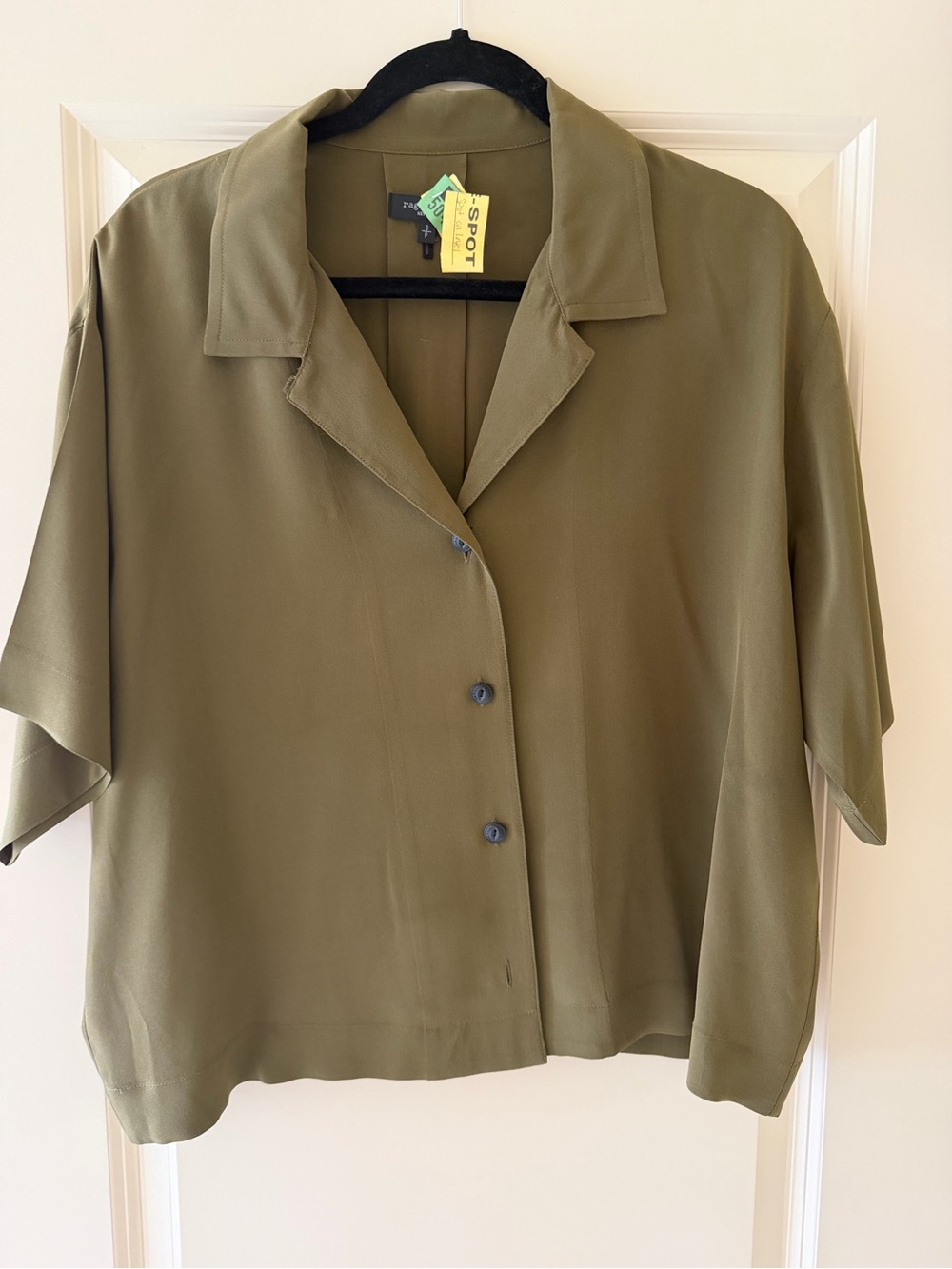 rag & bone 100% silk- size S (oversized)
